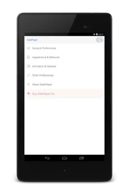 SidePlayer android App screenshot 1